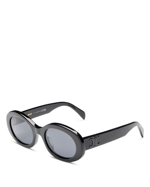 Triomphe Round Sunglasses 52mm CELINE Black