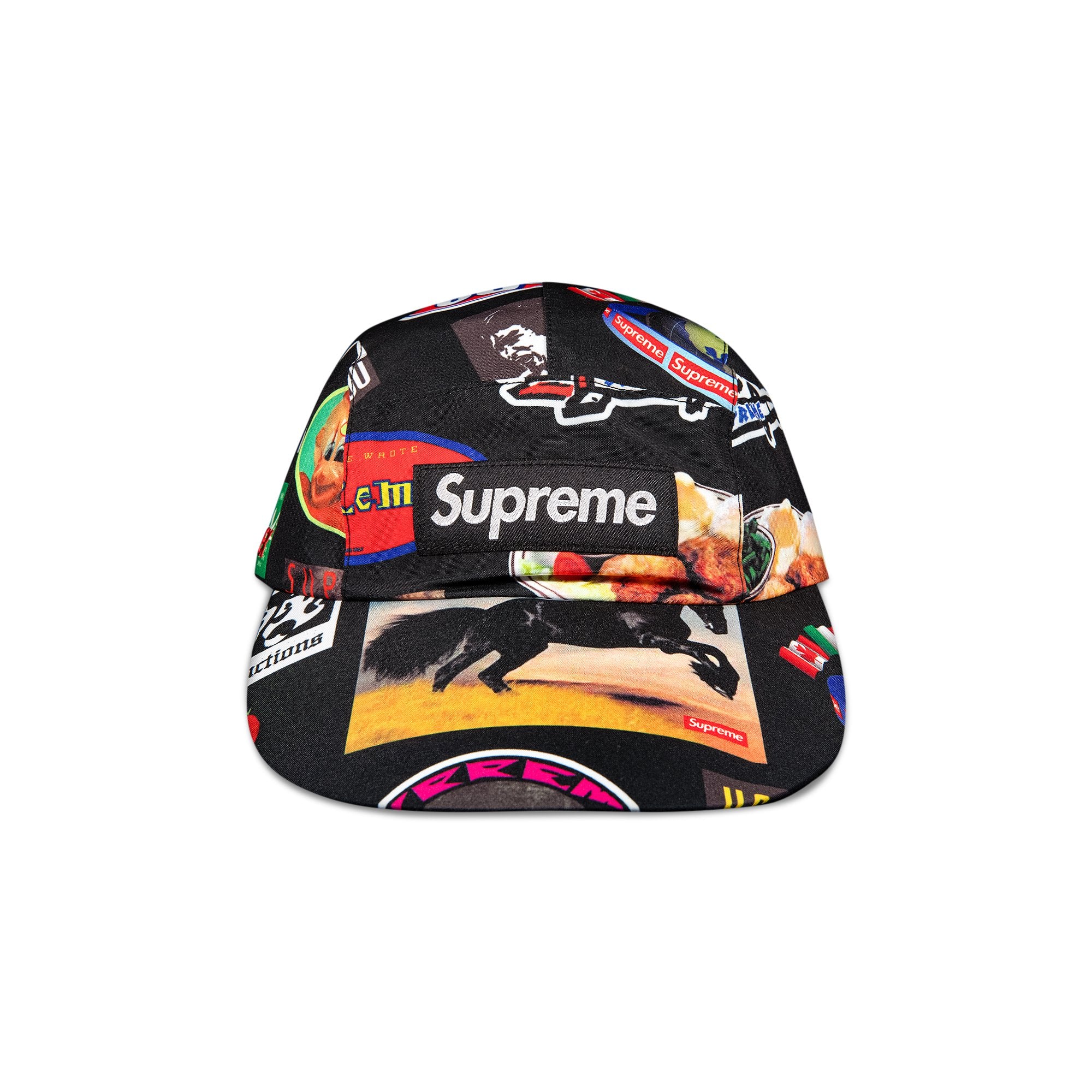 Supreme GORE-TEX Long Bill Camp Cap with Black Stickers