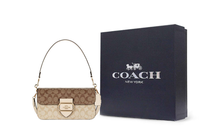 Coach MORGAN BAG IN BLOCK SIGNATURE CANVAS