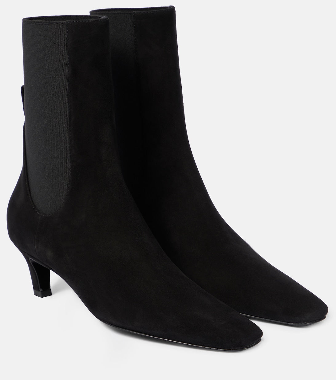 Toteme suede ankle boots, black