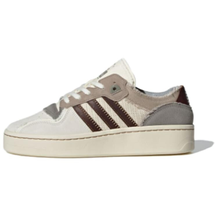 Rivalry Unisex Low Top Skateboard Shoes Beige Brown Adidas Originals