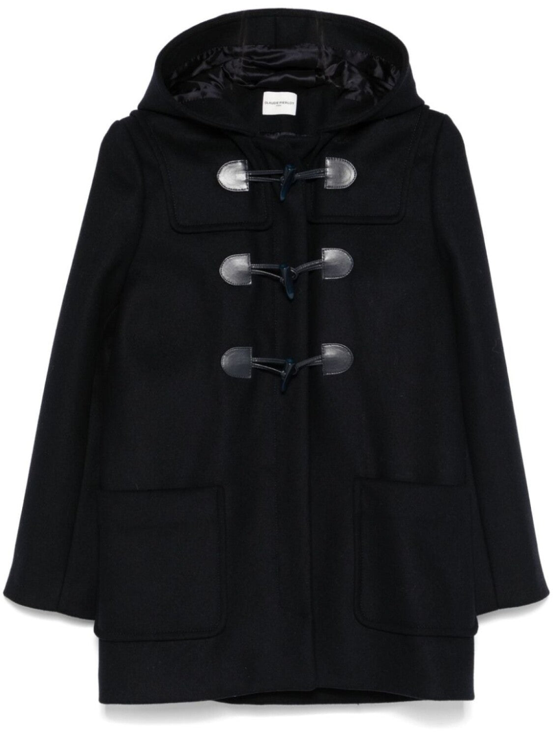 Claudie Pierlot hooded coat, blue