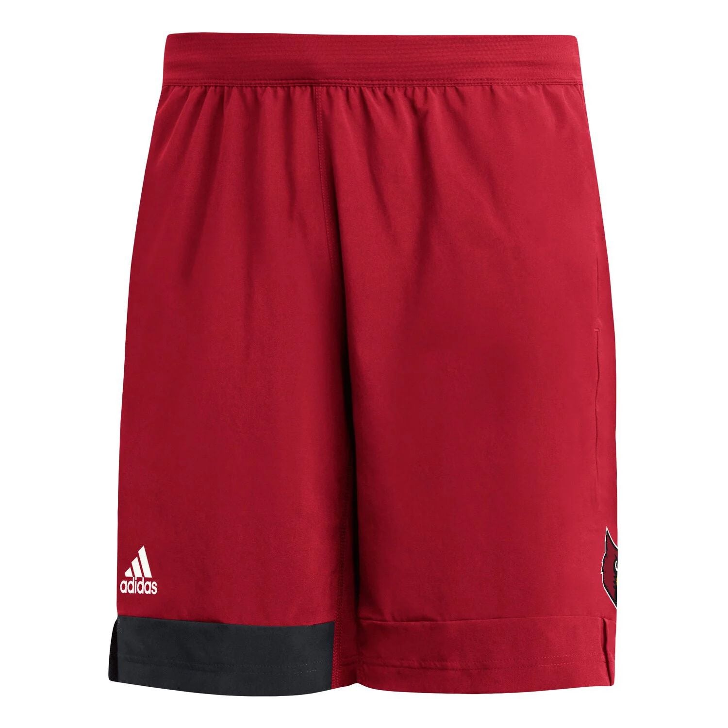 شورت تدريب رجالي من adidas Louisville Cardinals باللون الأحمر