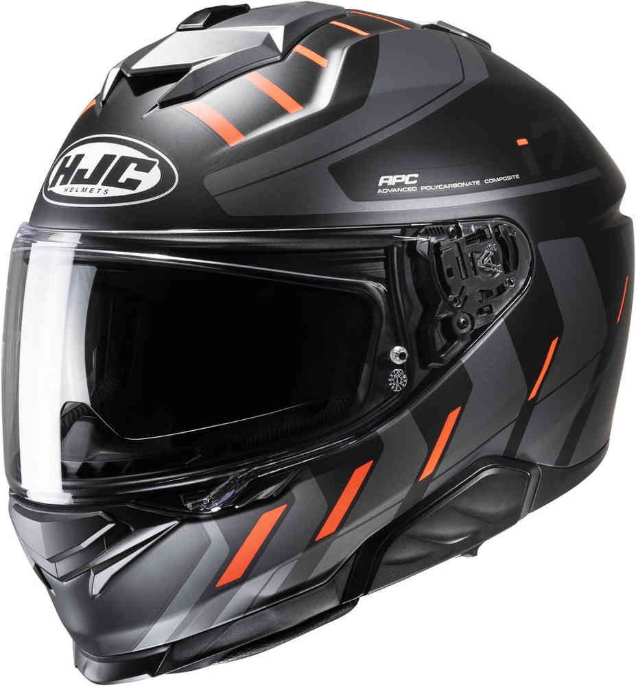 i71 Simo Helmet HJC, matte black/red