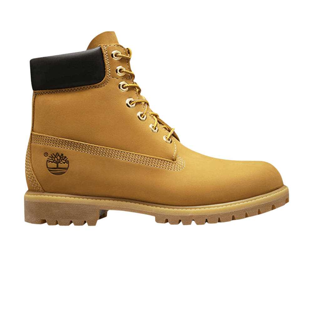 حذاء Timberland Premium 6" مقاوم للماء من جونيور، لون بني