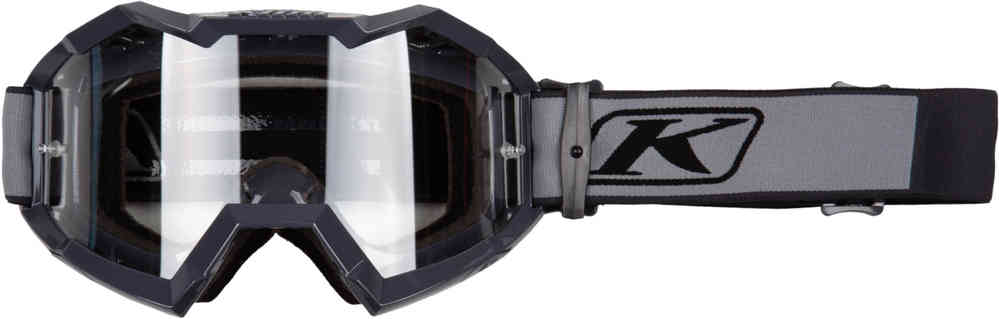 Viper 2023 Klim Motocross Goggles, Black/Grey