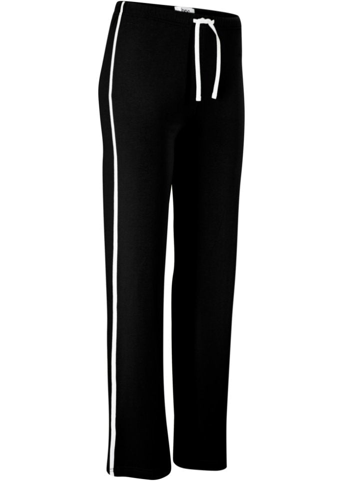 Bpc Bonprix Collection straight-fit stretch trousers, black