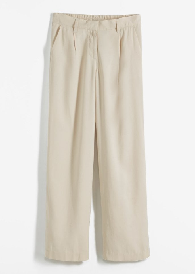 Bodyflirt wide leg trousers, beige