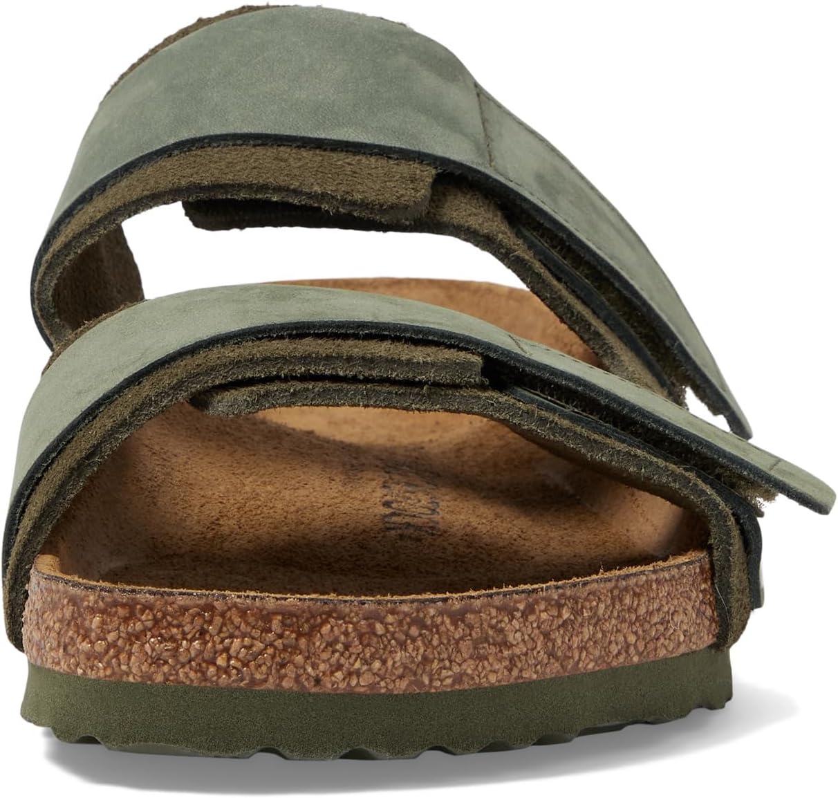 Uji Flat Sandals - Nubuck/Suede (Men) Birkenstock, Thyme