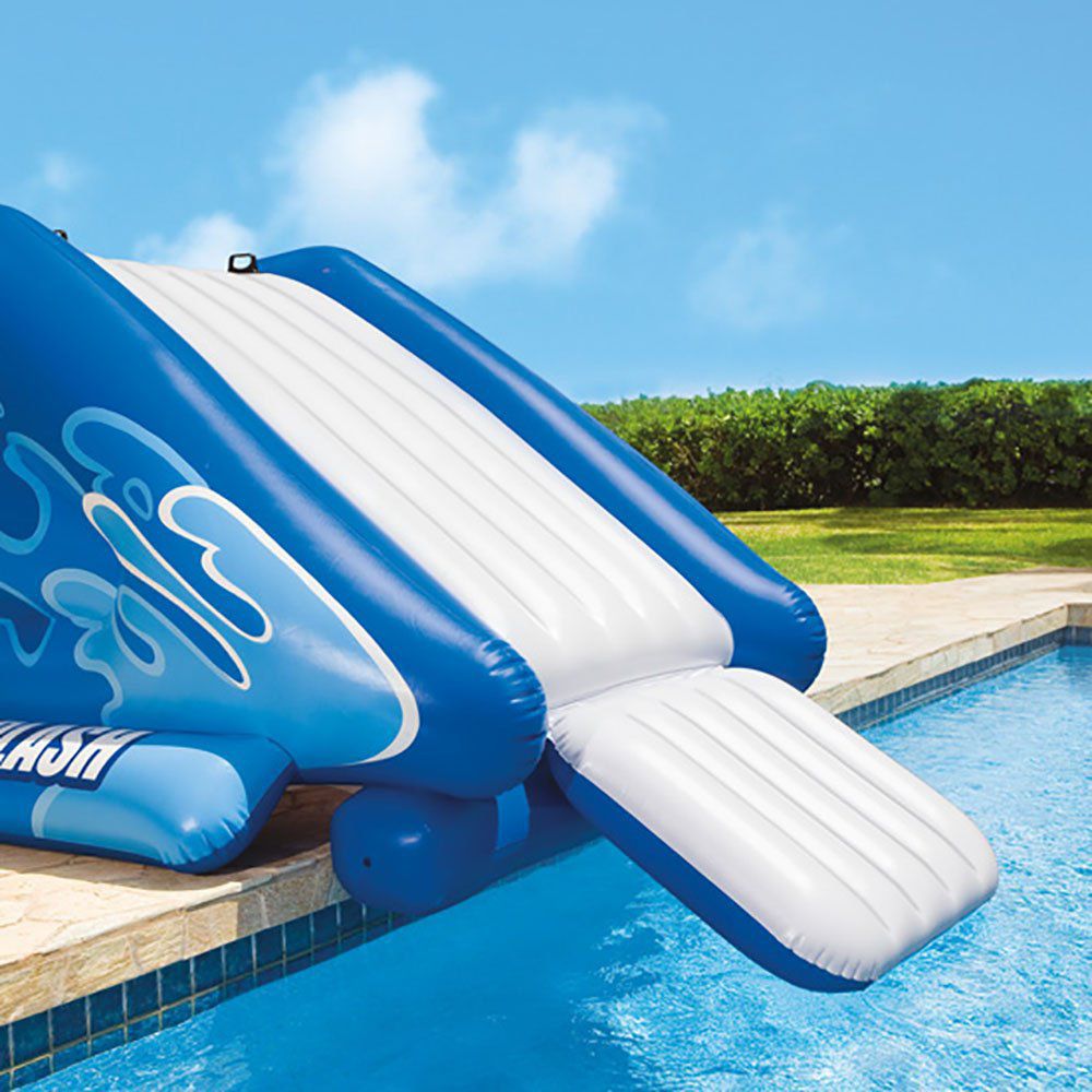 Intex Inflatable Play Center, Water Slide with Relaxation Area on Intex Floating Island