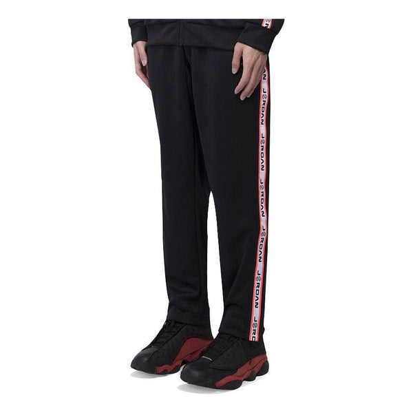 Air Jordan x CLOT Crossover Tricot Pant Straight Sports Pants Asia Edition Red, black