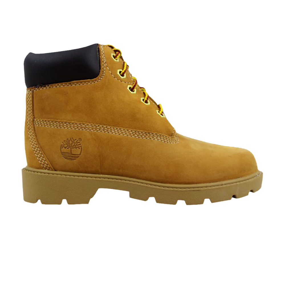 حذاء Timberland الكلاسيكي مقاس 6 بوصات جونيور، بني