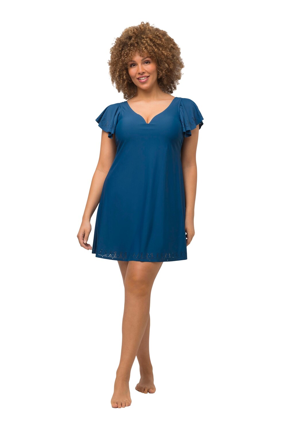 Swimsuit Dress Ulla Popken, blue