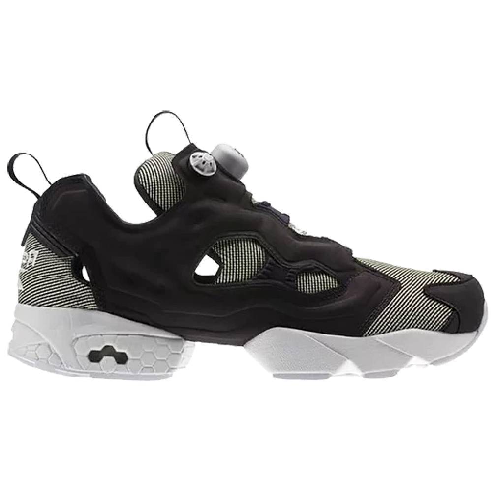 حذاء رياضي Reebok Instapump Fury OG، أسود/رمادي/أبيض