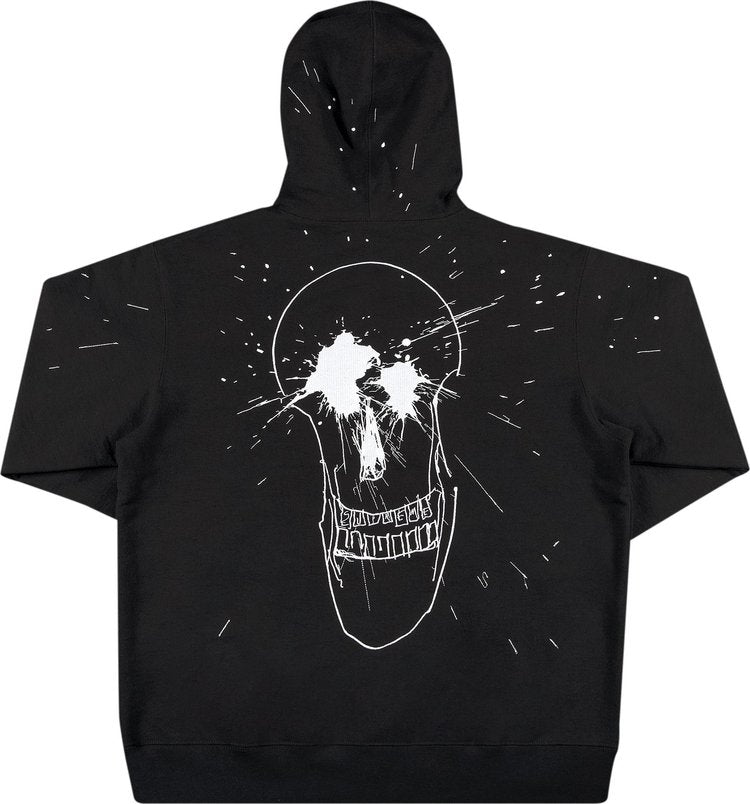 Supreme Ralph Steadman Skull Hooded Sweatshirt 'Black'