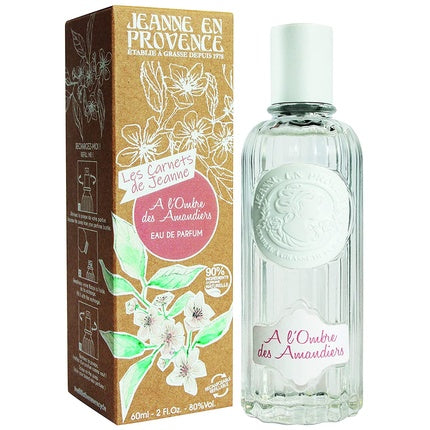 Jeanne en Provence A l'Ombre des Amandiers eau de parfum for women, made in France 60 ml