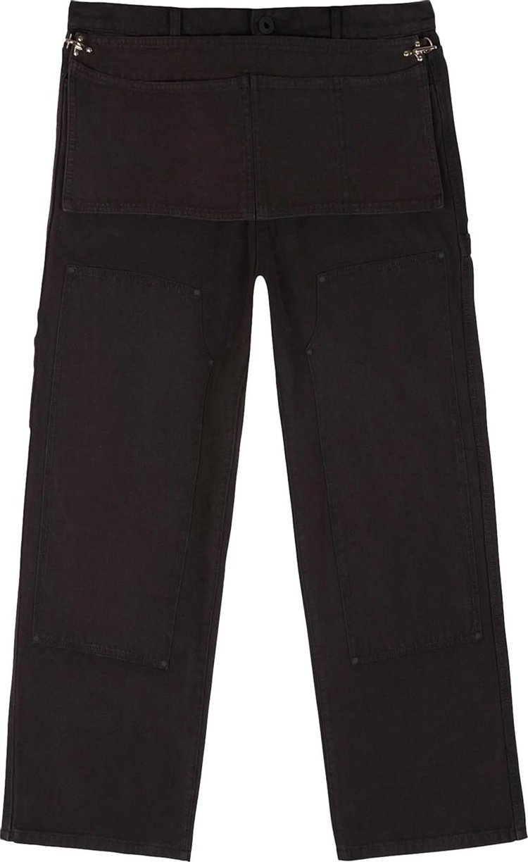 Brain Dead Canvas Gardening Pant 'Washed Black', black