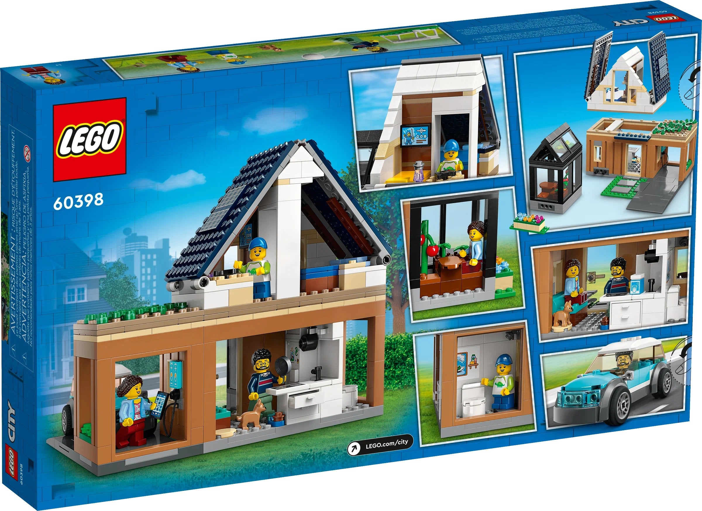 Lego City Family House And Electric Car 60398, 462 pieces