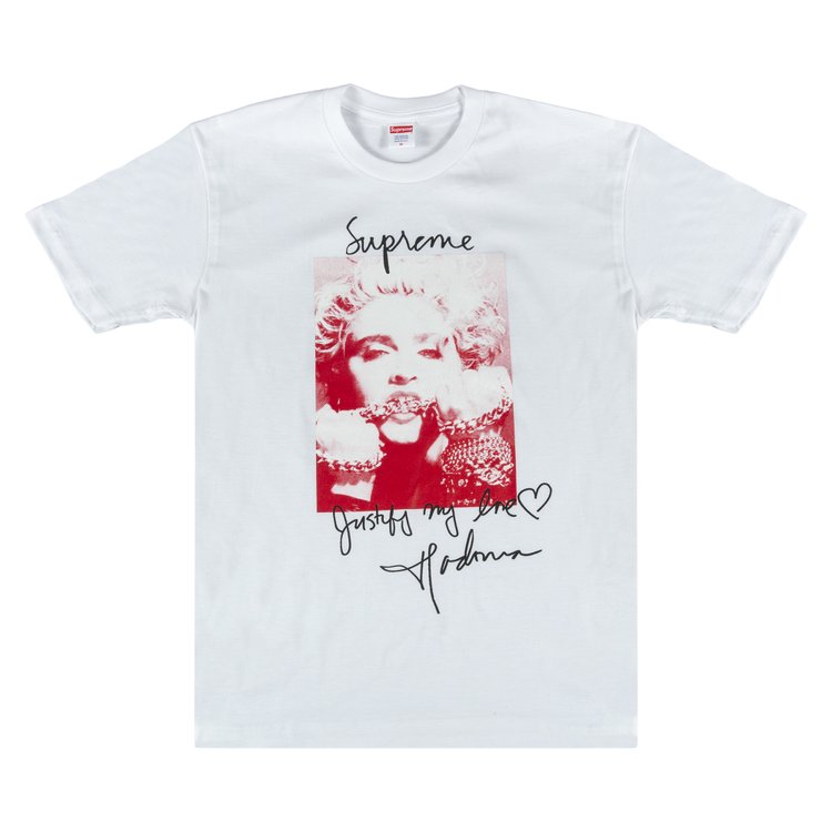 تي شيرت Supreme Madonna "أبيض"، أبيض