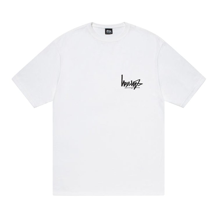 Stussy Flipped Tee 'White', white