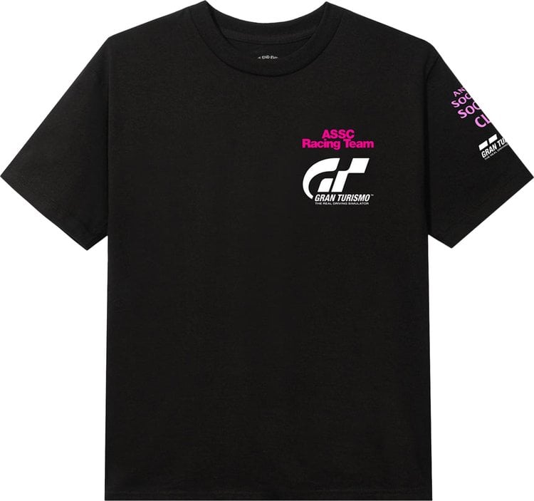 Anti Social Social Club x Gran Turismo Logo Tee 'Black'