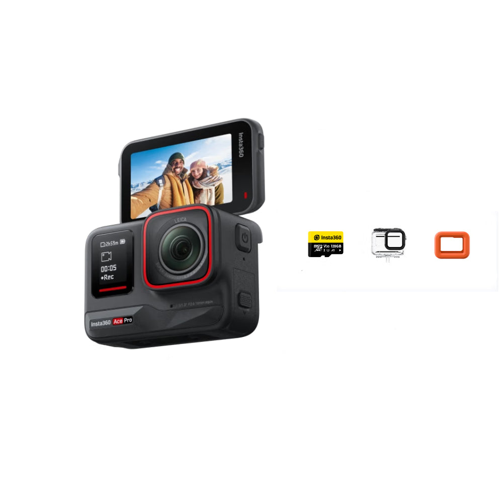 Action camera Insta360 Ace Pro, Water sports set, black