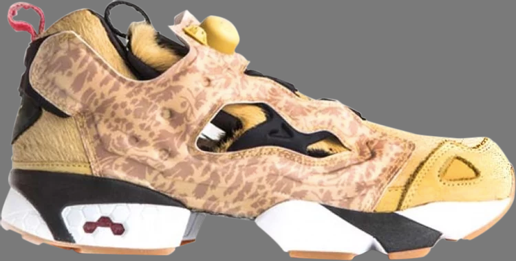 Sbtg x limited edt x instapump fury 'feline fury' Reebok sneakers, tan