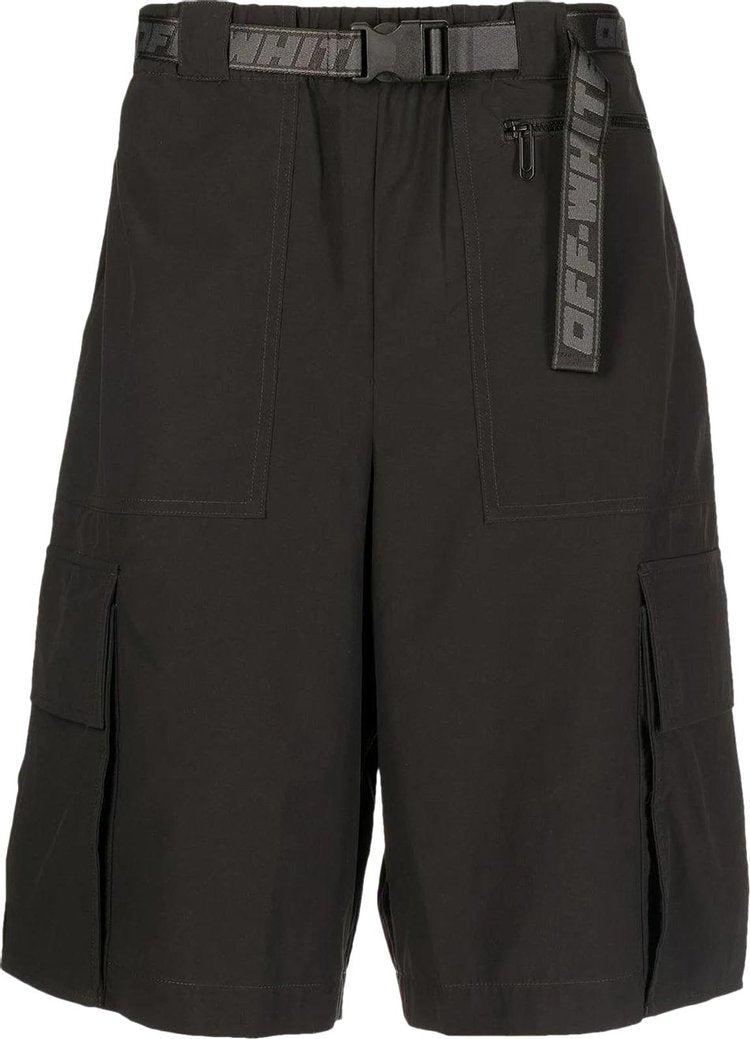 Off-White Industrial Cargo Shorts 'Dark Grey', gray