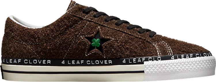 Converse Patta x One Star Pro Low 4 Leaf Clover Sneakers, Brown