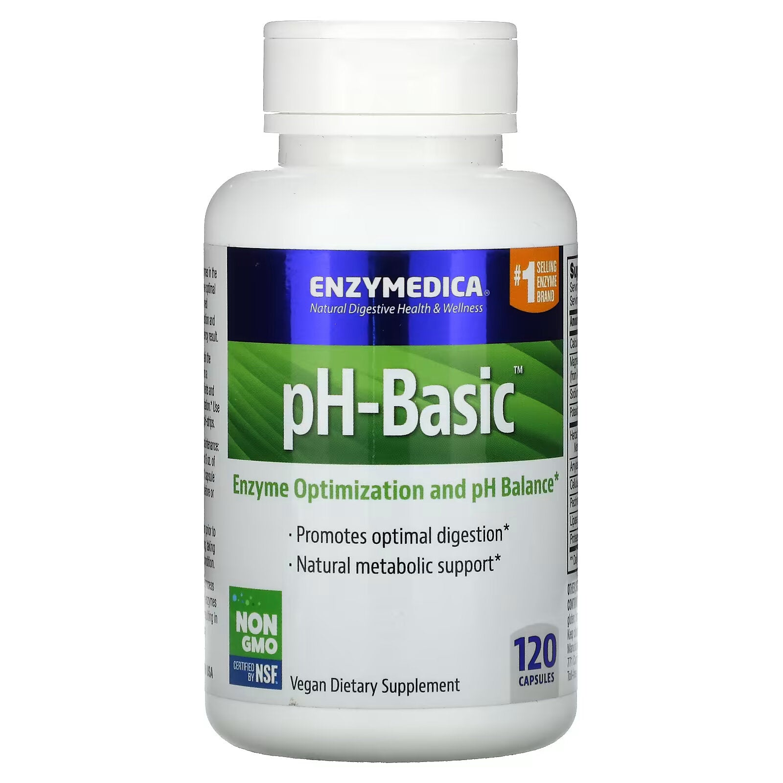 Enzymedica, pH-Basic, Balance, 120 Capsules