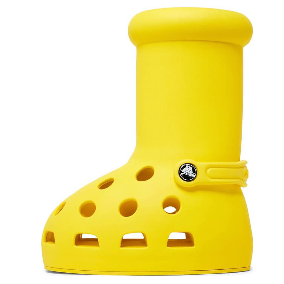 Boots Crocs x MSCHF Big Yellow Boot, yellow