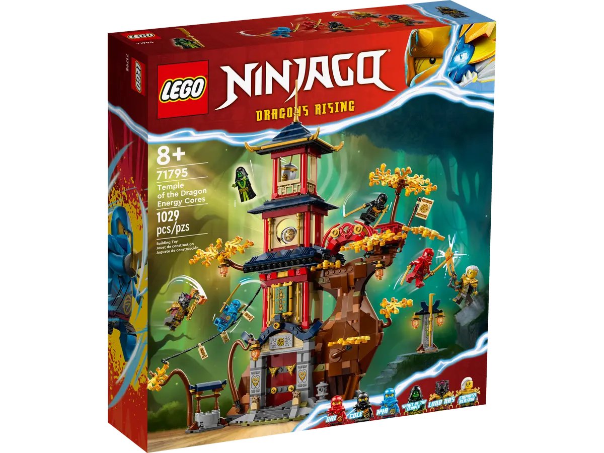 Lego Ninjago Temple of the Dragon Energy Cores 71795, 1029 pieces