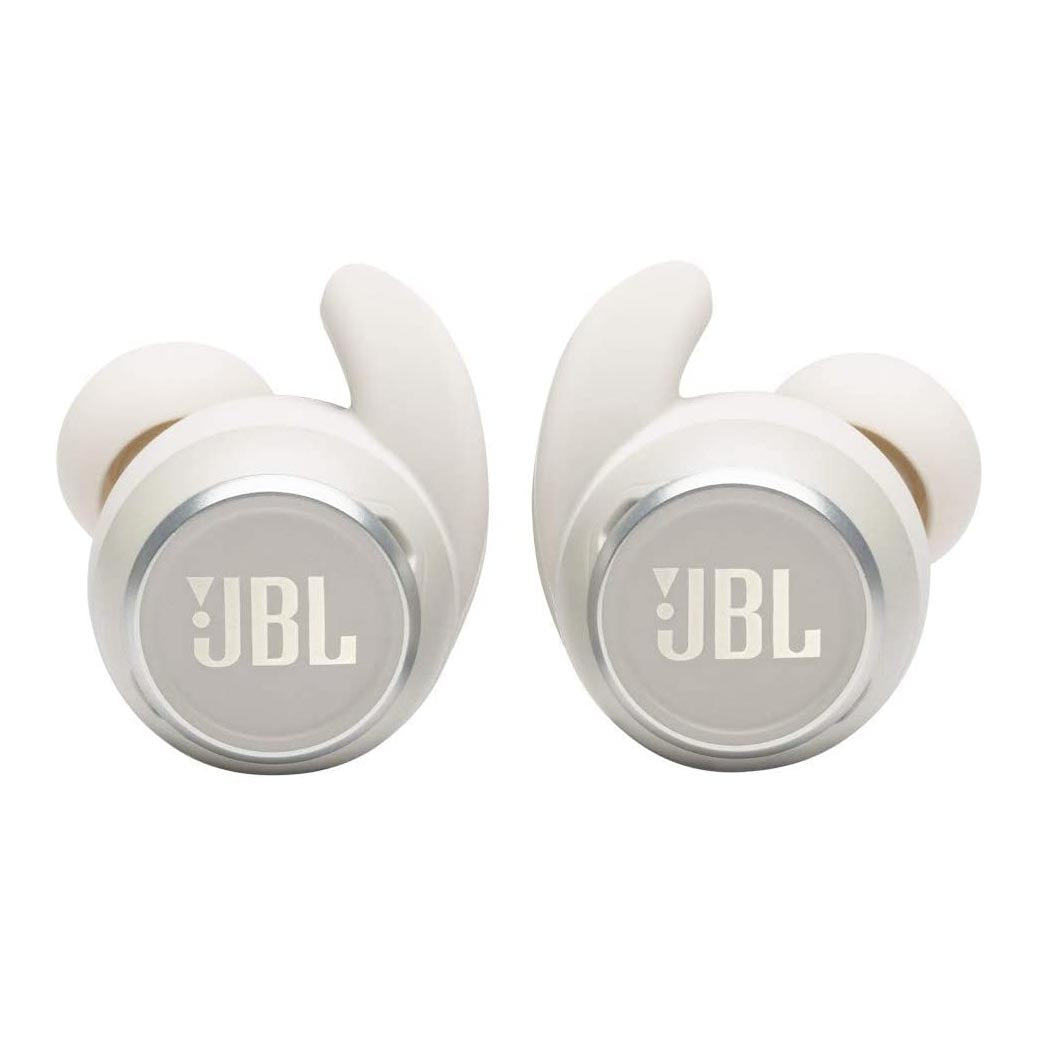 سماعات JBL Reflect Mini NC اللاسلكية، باللون الأبيض