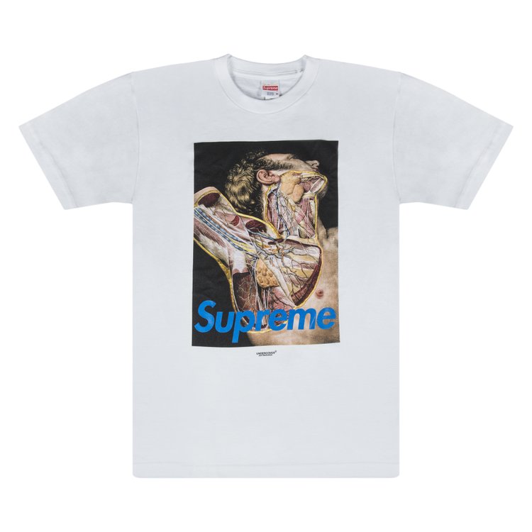 تي شيرت Supreme x Undercover Anatomy باللون الأبيض