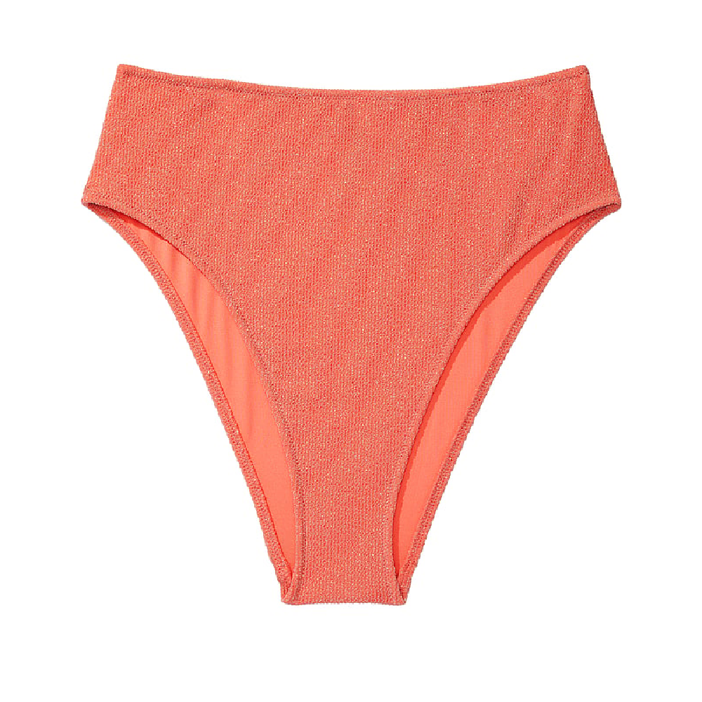 Victoria's Secret Pink High-waist Cheeky Bikini Briefs, Coral