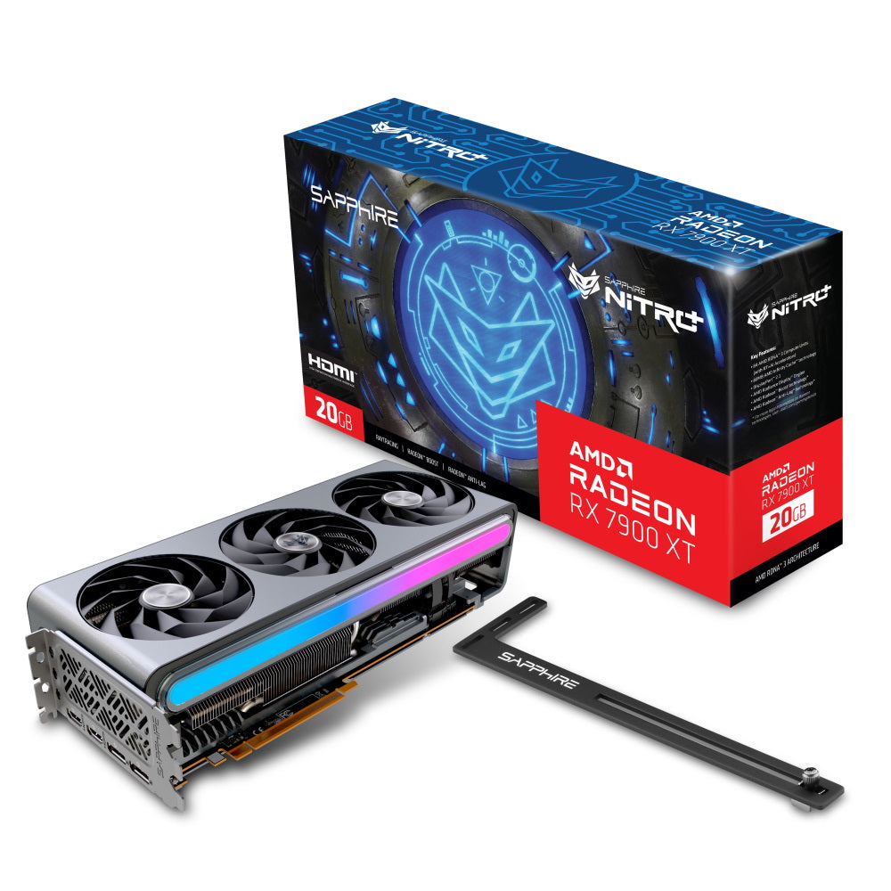 Video card Sapphire Nitro+ AMD Radeon RX 7900 XT, 20GB, gray