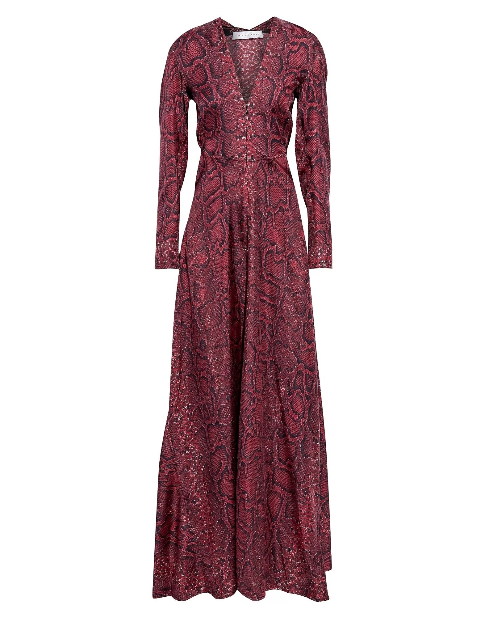 Victoria Beckham Long dress, burgundy