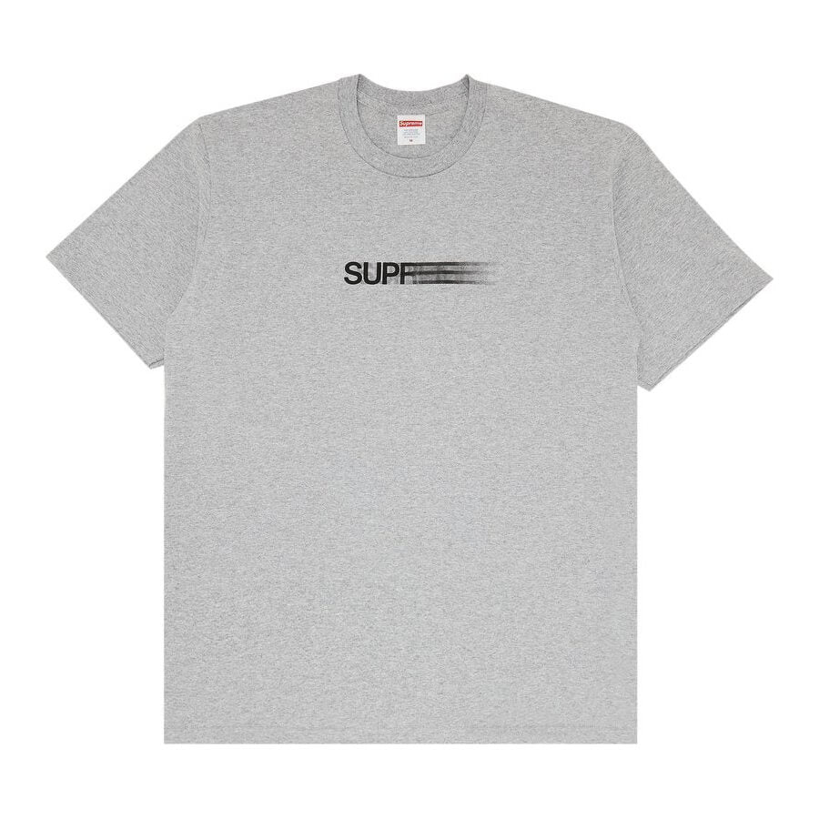 Supreme Motion Logo T-Shirt, Gray