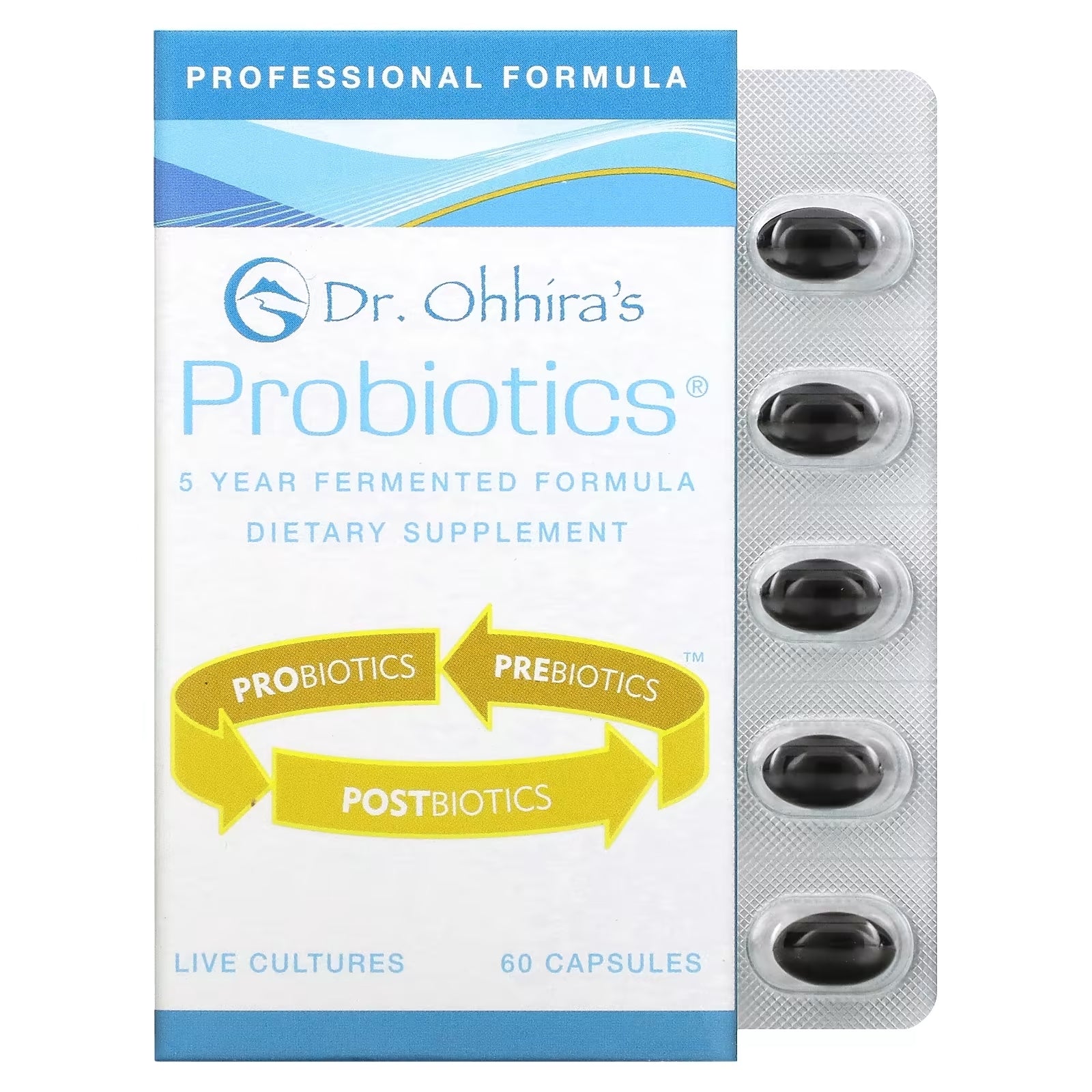 Professional Probiotic Formula Dr. Ohhira's, 60 capsules