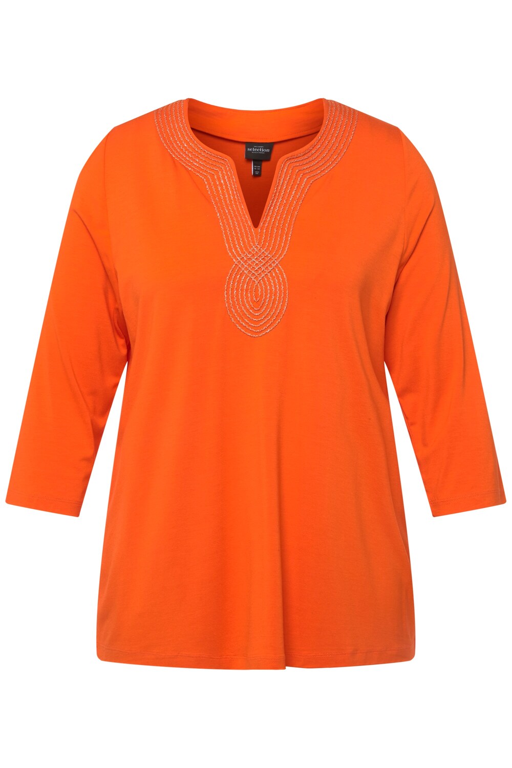 Ulla Popken shirt, light orange