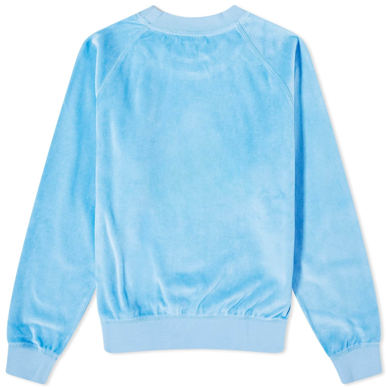 Sporty & Rich Italic Logo Raglan Sweatshirt, blue