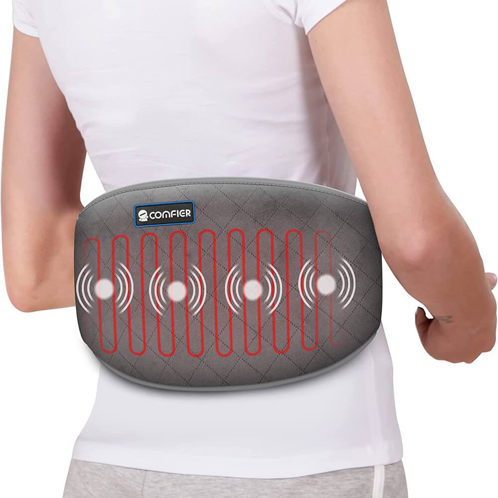 Comfier Heating Pad Back Pain massager, gray