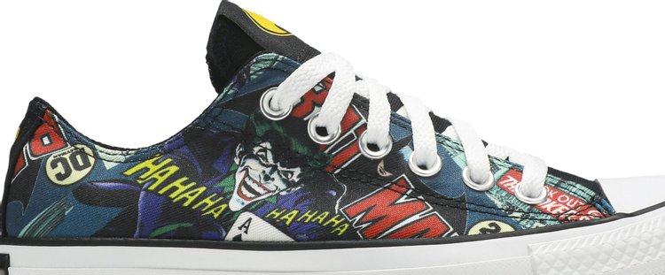 Converse Batman x Chuck Taylor All Star Low 80th Anniversary Sneakers - Joker, Multicolor