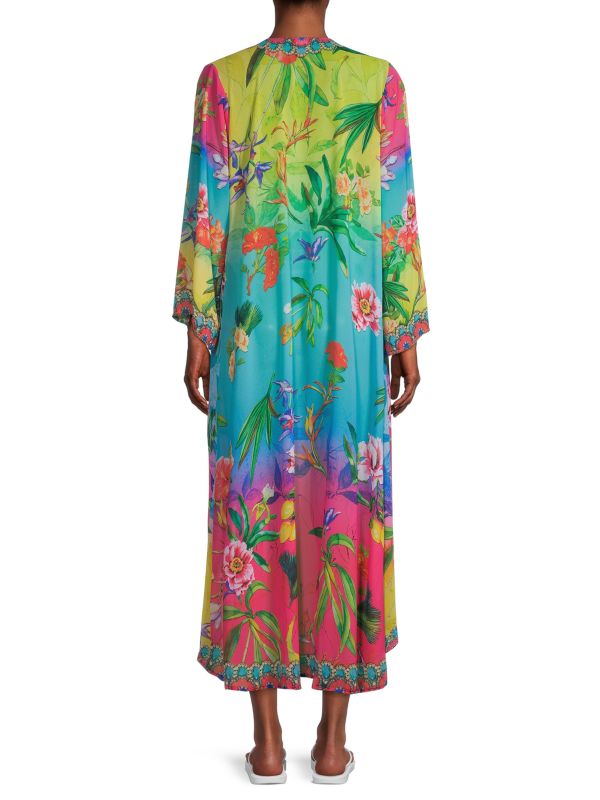 Ranee's Ombre Floral Cape