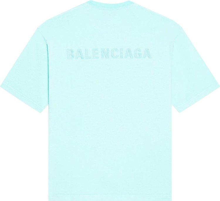 Balenciaga Medium Fit T-Shirt 'Mint', Green