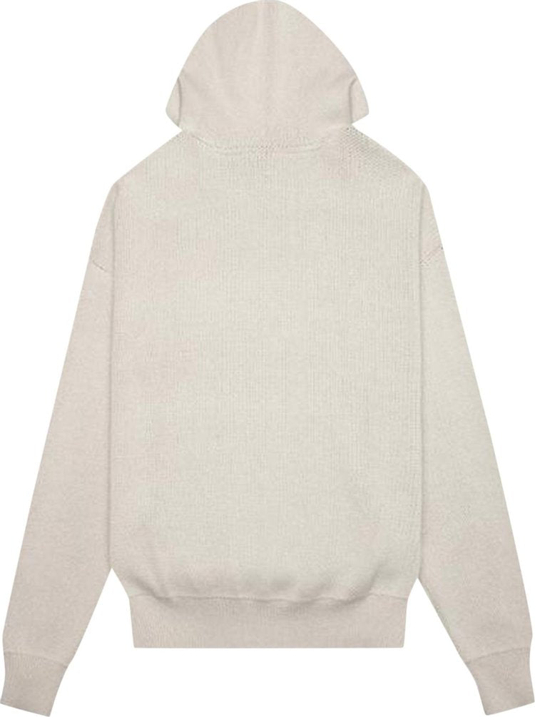 Fear of God Essentials Knit Hoodie 'Oatmeal', Tan