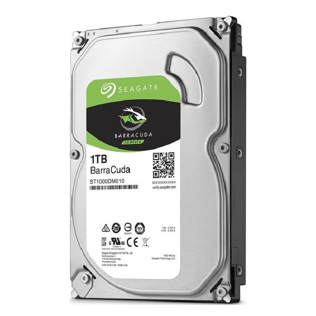 هارد ديسك Seagate BarraCuda سعة 1 تيرابايت، 3.5 بوصة، ST1000DM010