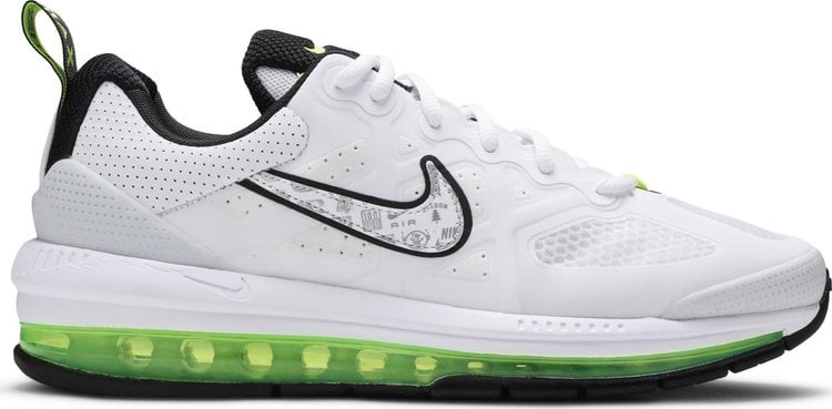 حذاء رياضي Nike Air Max Genome 'White Volt' باللون الأبيض