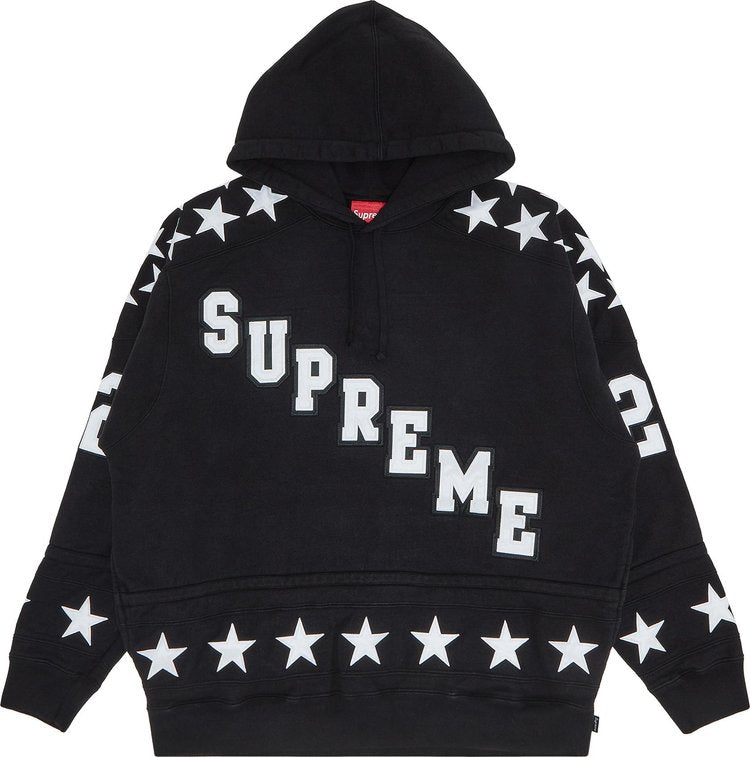 سويت شيرت هوكي Supreme بغطاء رأس "أسود"، أسود