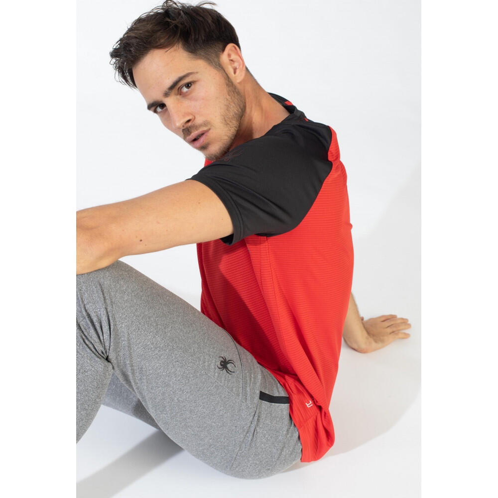 تي شيرت Spyder Crew Neck باللون الأحمر